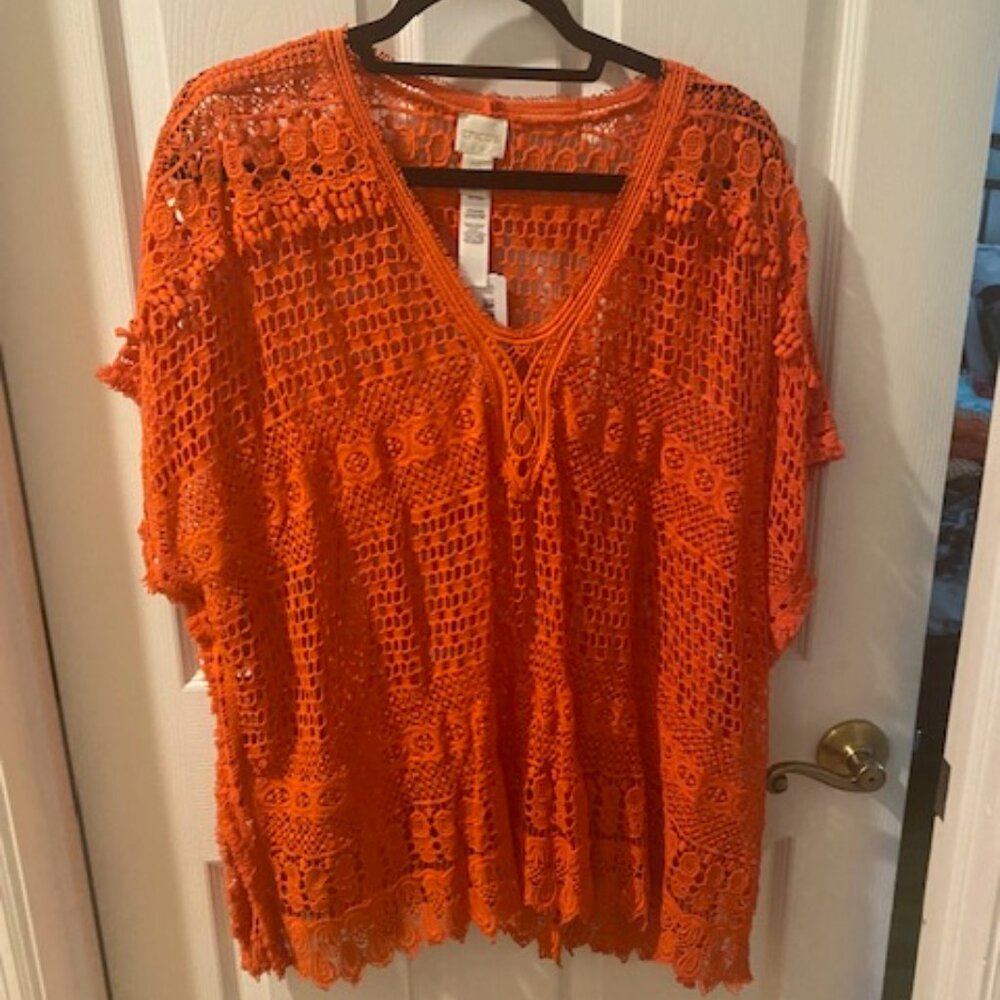 Chico's Poncho Beach cover up